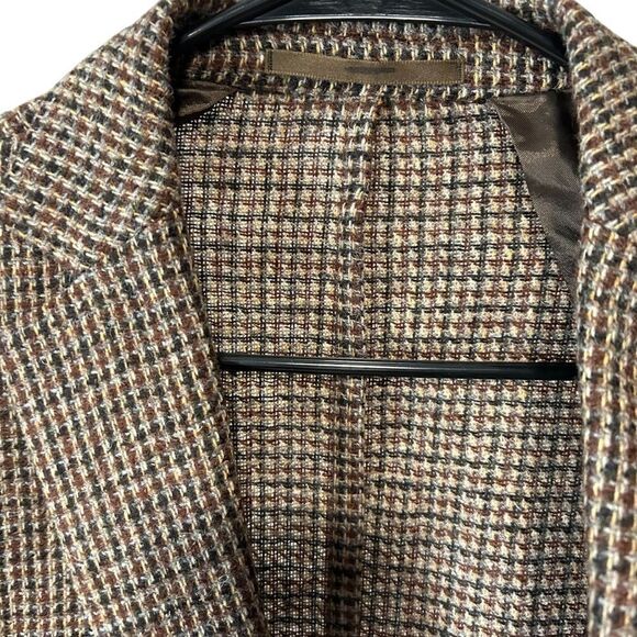 Officine Generale Men's Houndstooth 375 Wool Sport Coat Blazer Revolve - Picture 6 of 11